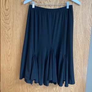 🌻 Coldwater Creek Black Skirt Size PM (10-12)